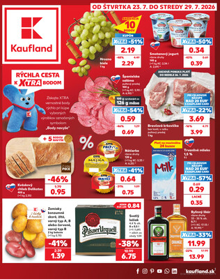 Leták Kaufland 23.7. - 29.7. - Kaufland Bytča