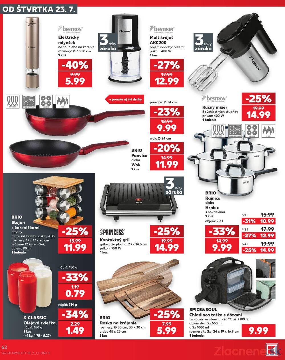Leták Kaufland - Kaufland 23.7. - 29.7. - Kaufland Vranov nad Topľou - strana 62 Leták Kaufland - Kaufland 23.7. - 29.7. - Kaufland Vranov nad Topľou - strana 62