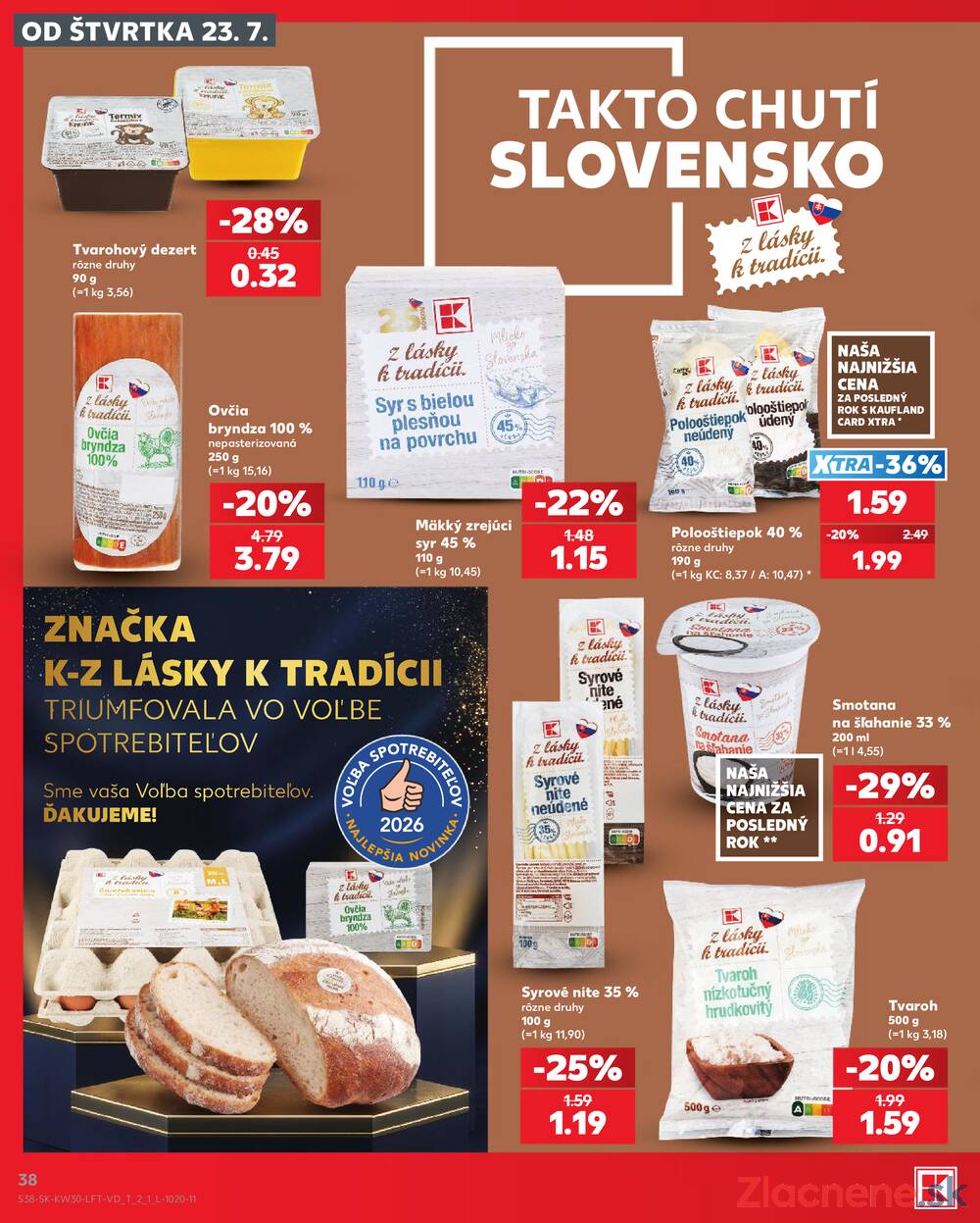 Leták Kaufland - Kaufland 23.7. - 29.7. - Kaufland Stará Ľubovňa - strana 38