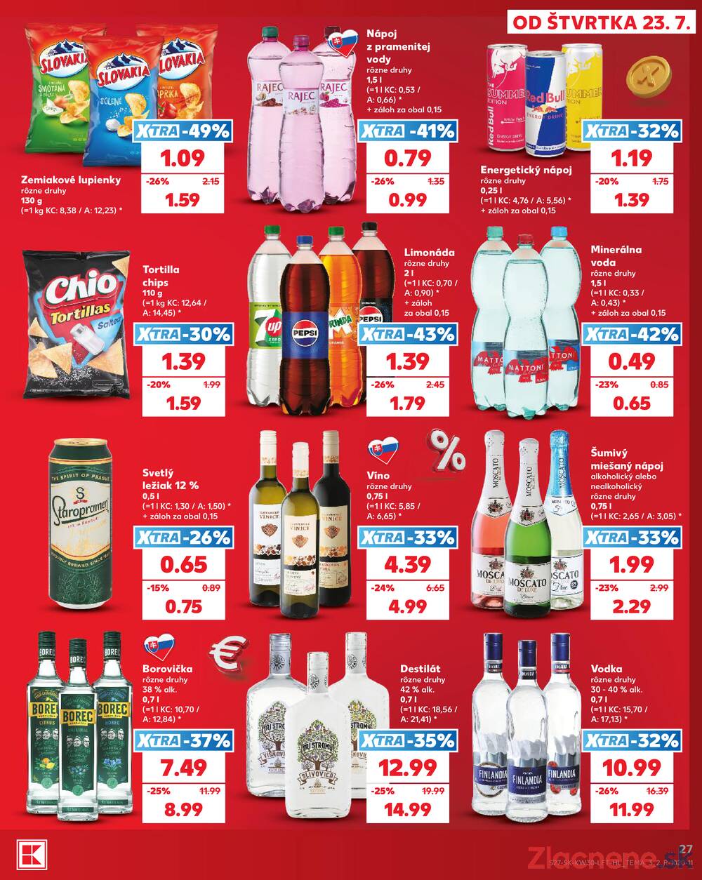 Leták Kaufland - Kaufland 23.7. - 29.7. - Kaufland Lučenec - strana 27 Leták Kaufland - Kaufland 23.7. - 29.7. - Kaufland Lučenec - strana 27