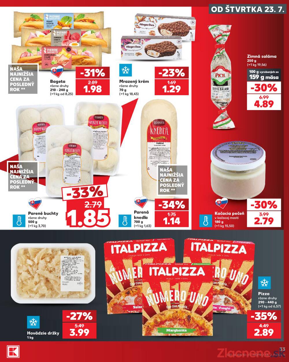 Leták Kaufland - Kaufland 23.7. - 29.7. - Kaufland Lučenec - strana 33