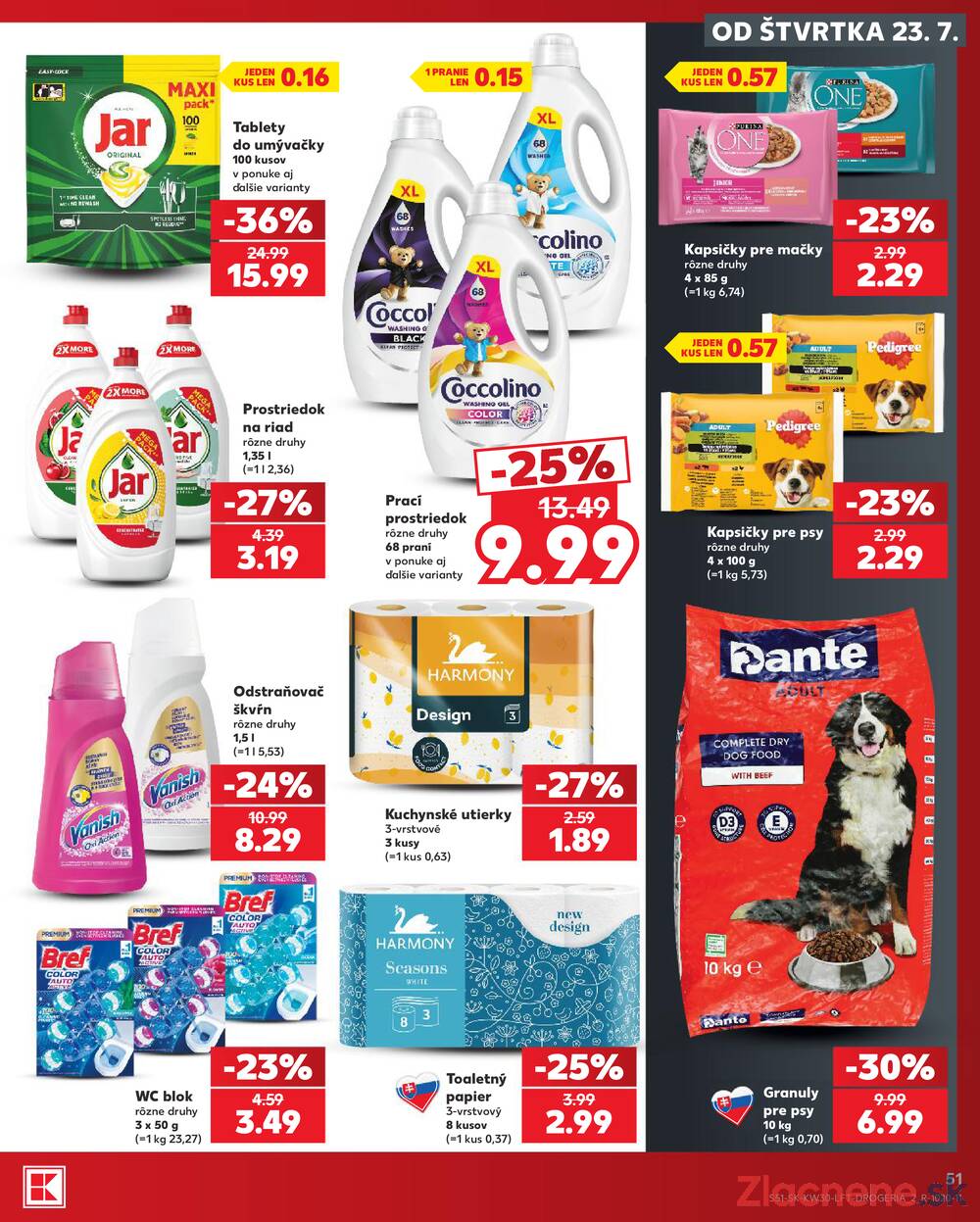 Leták Kaufland - Kaufland 23.7. - 29.7. - Kaufland Poprad - Jiřího Wolkera - strana 51 Leták Kaufland - Kaufland 23.7. - 29.7. - Kaufland Poprad - Jiřího Wolkera - strana 51