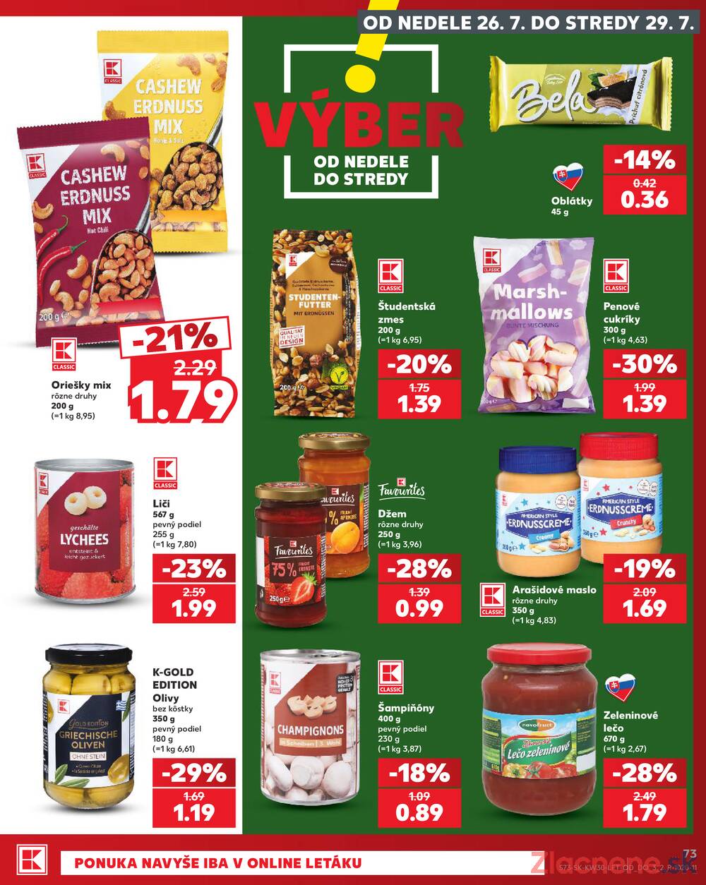 Leták Kaufland - Kaufland 23.7. - 29.7. - Kaufland Poprad - Jiřího Wolkera - strana 73