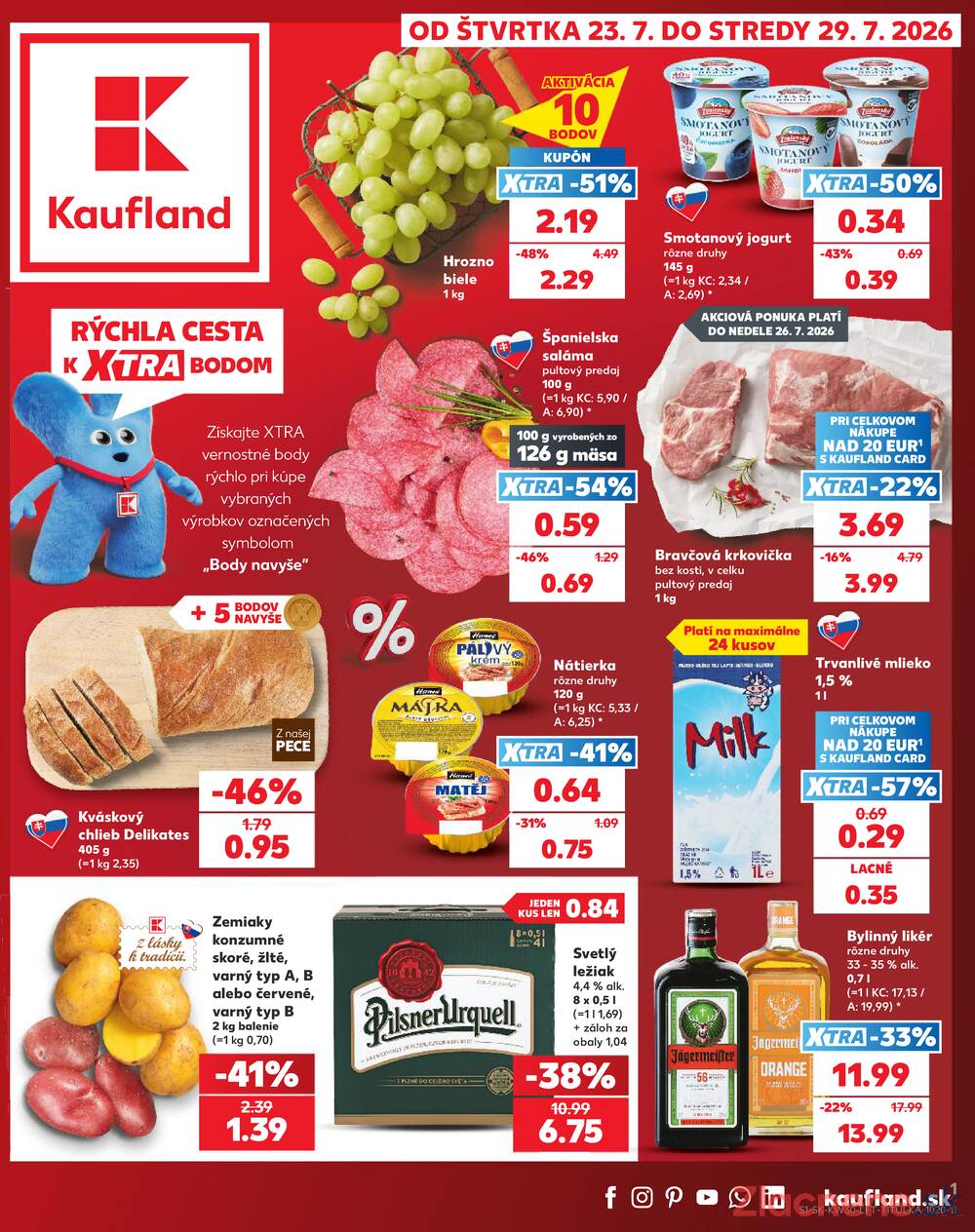 Leták Kaufland - Kaufland 23.7. - 29.7. - Kaufland Veľký Meder - strana 1