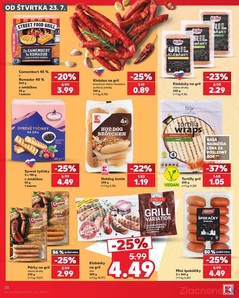 Leták Kaufland - Kaufland 23.7. - 29.7. - Kaufland Veľký Meder - strana 36