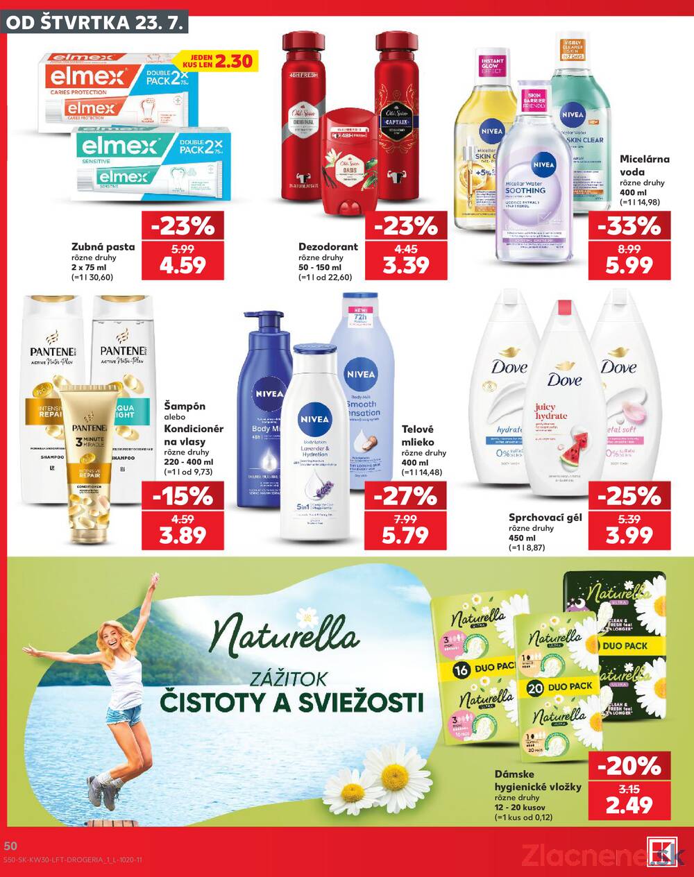 Leták Kaufland - Kaufland 23.7. - 29.7. - Kaufland Veľký Meder - strana 50