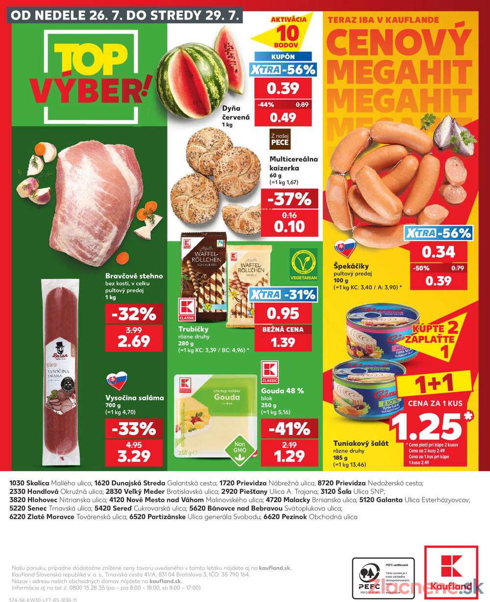 Kaufland 23.7. - 29.7. - Kaufland Piešťany