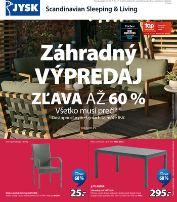 Letáky Jysk
