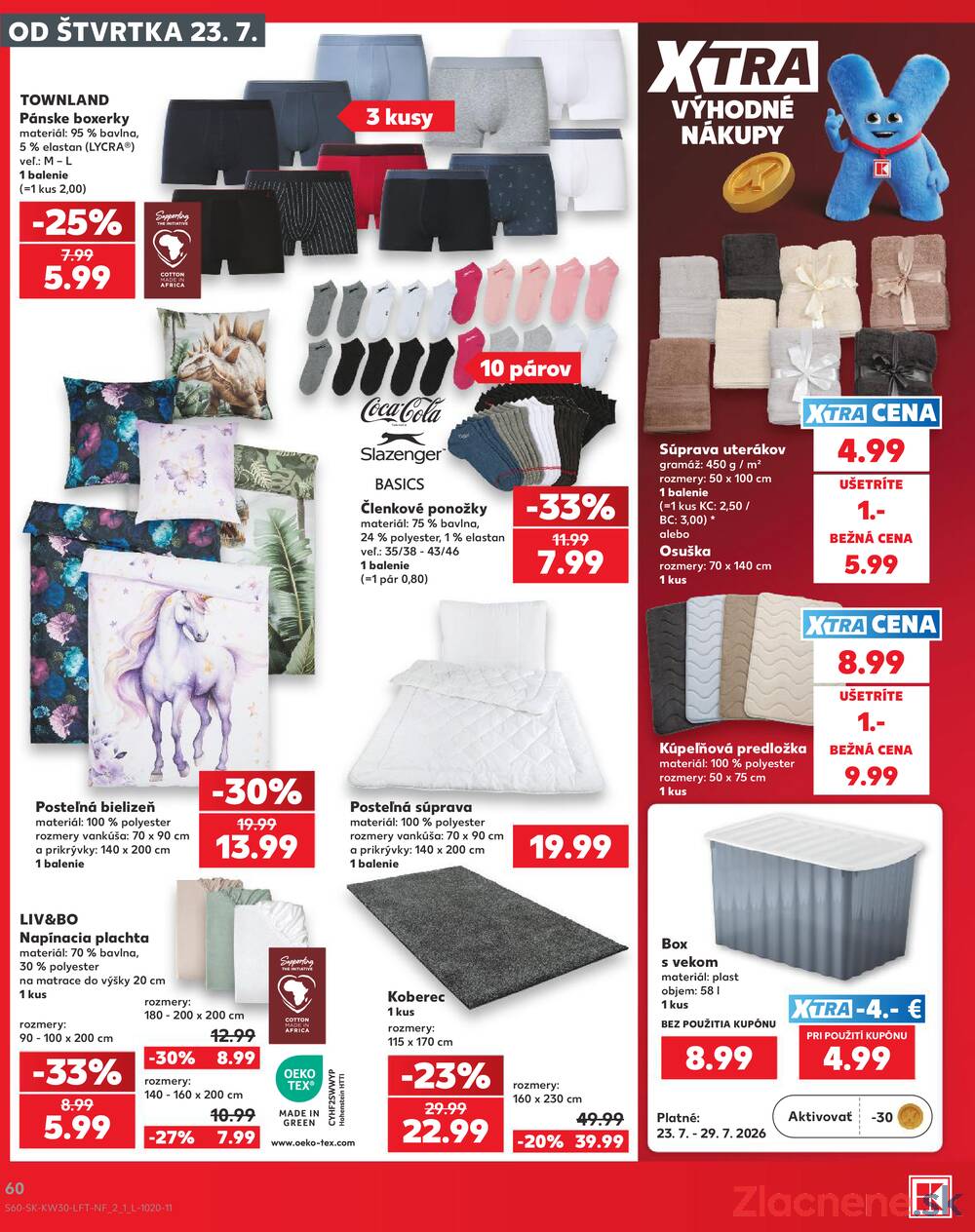 Leták Kaufland - Kaufland 23.7. - 29.7. - Kaufland Považská Bystrica - Centrum - strana 60