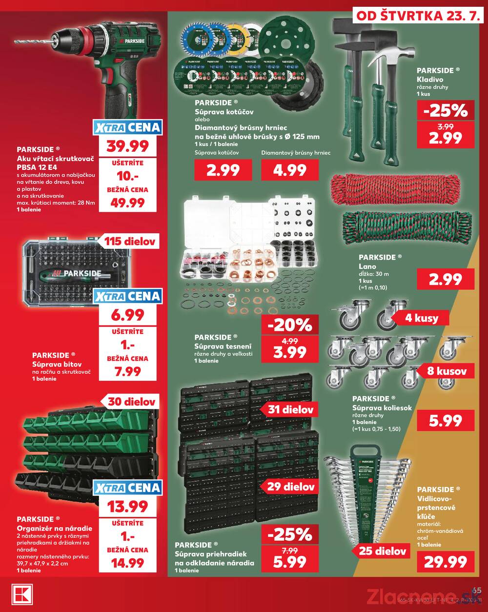 Leták Kaufland - Kaufland 23.7. - 29.7. - Kaufland Považská Bystrica - Centrum - strana 65