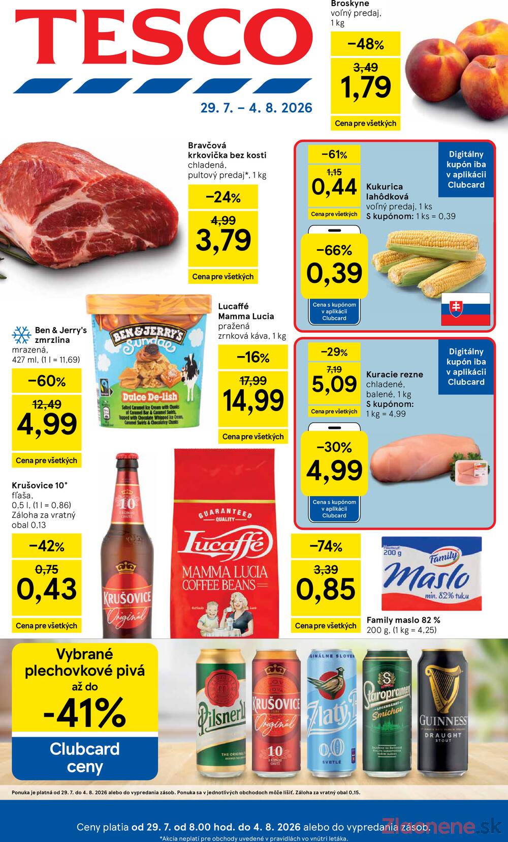 Tesco hypermarkety 29.7. - 4.8.