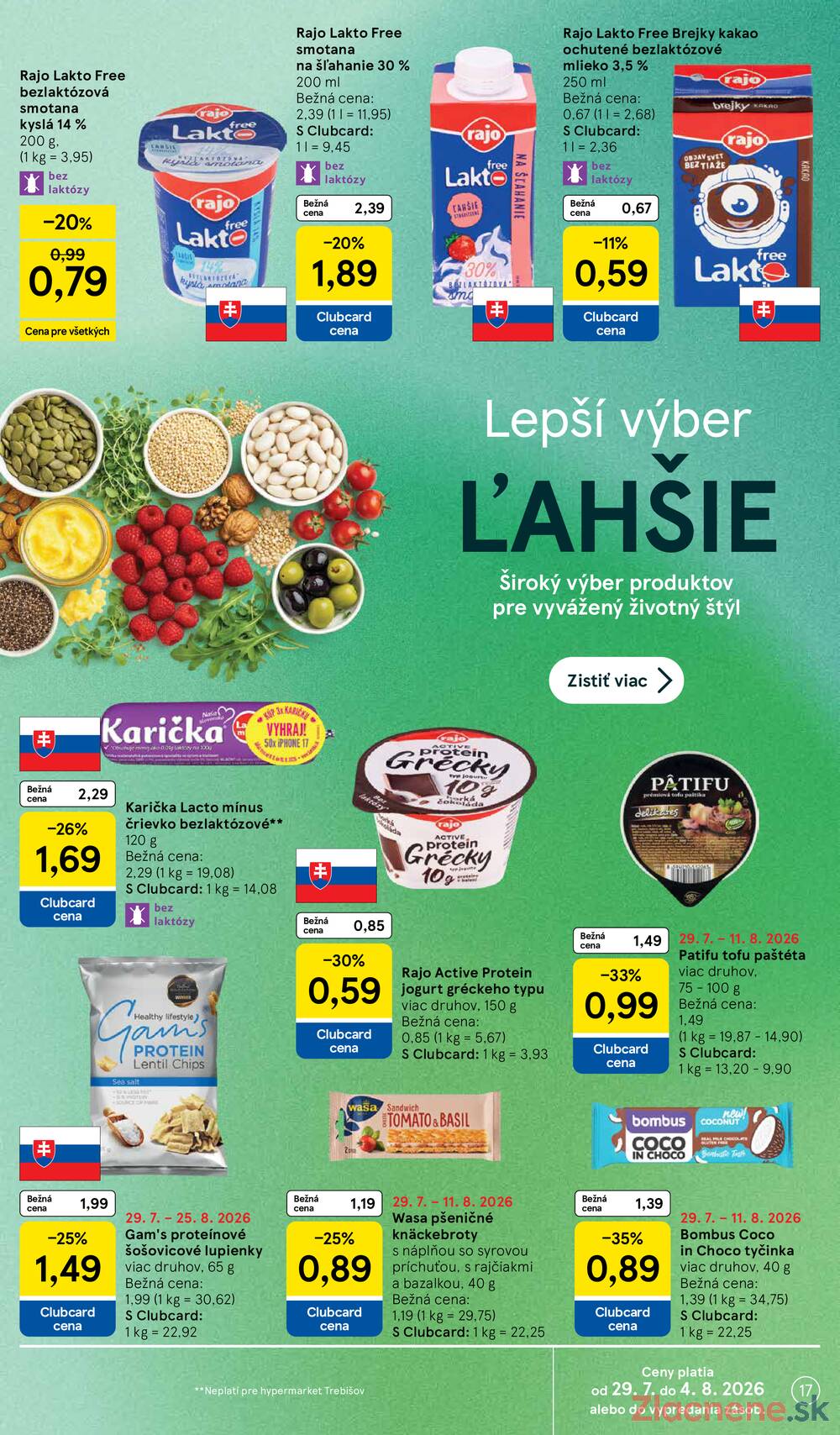 Tesco hypermarkety 29.7. - 4.8.