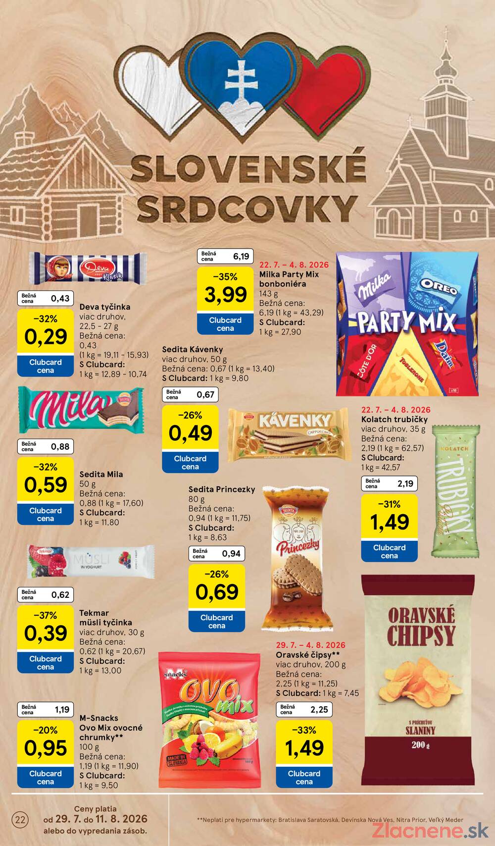 Tesco hypermarkety 29.7. - 4.8.