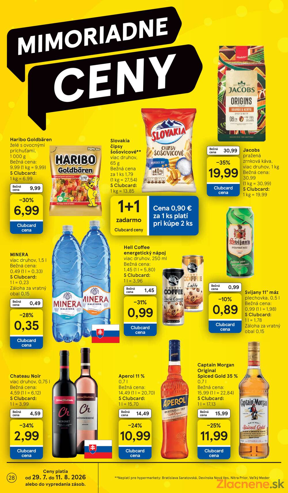 Tesco hypermarkety 29.7. - 4.8.