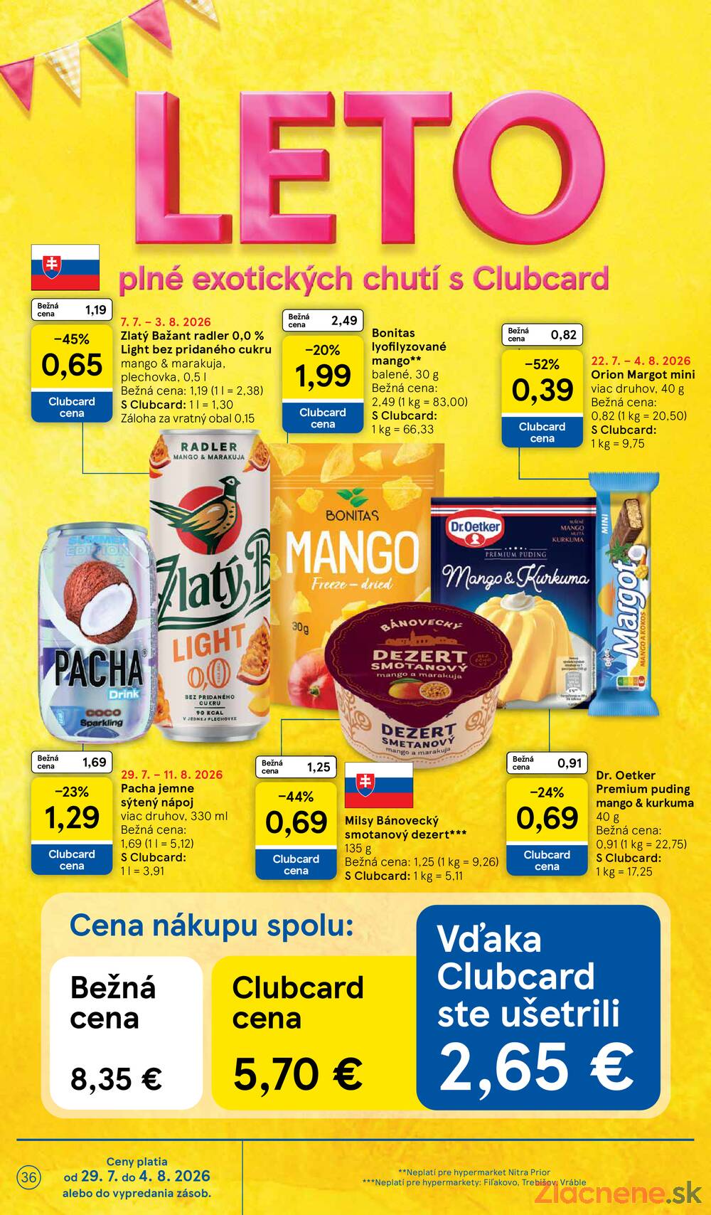 Tesco hypermarkety 29.7. - 4.8.