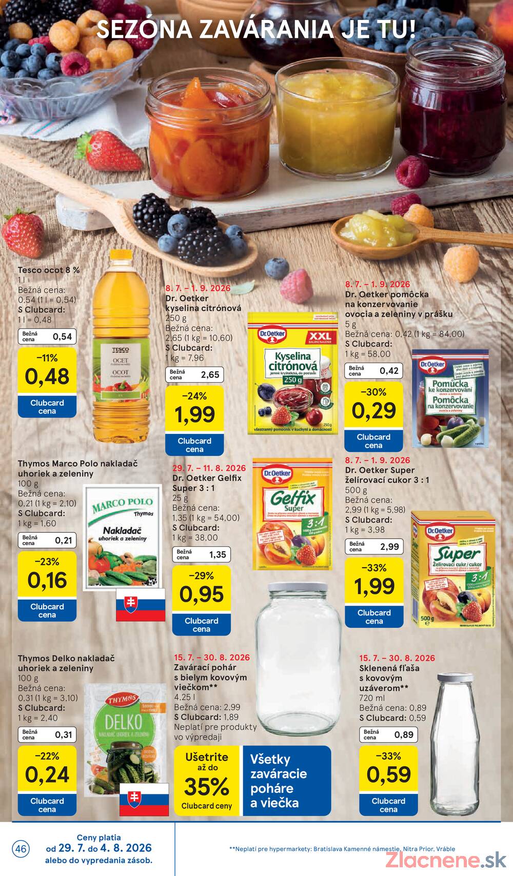 Tesco hypermarkety 29.7. - 4.8.
