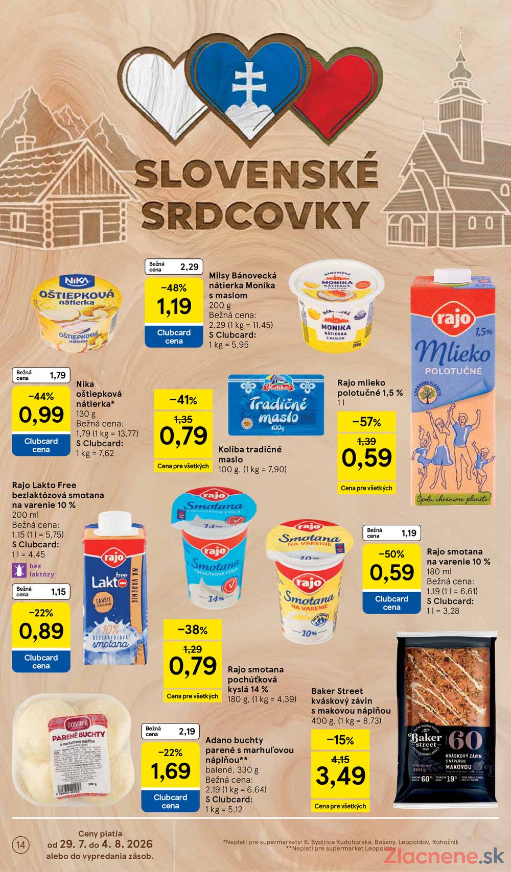 Tesco supermarkety od 29.7. do 4.8.2026