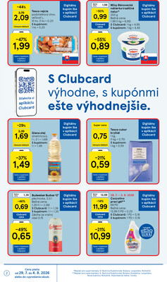 Tesco supermarkety od 29.7. do 4.8.2026