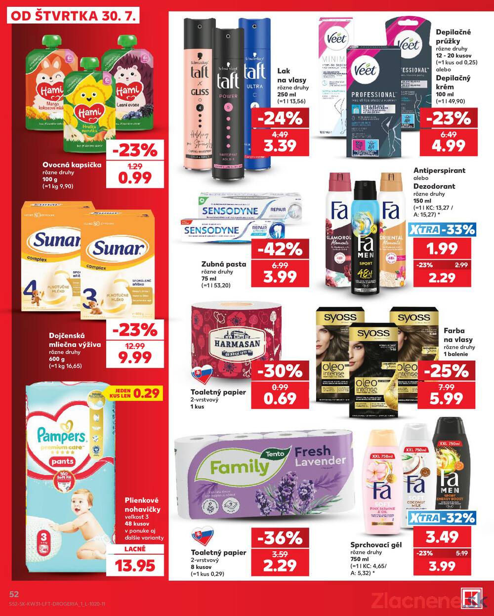 Leták Kaufland - Kaufland 30.7. - 5.8. - Kaufland Lučenec - strana 52 Leták Kaufland - Kaufland 30.7. - 5.8. - Kaufland Lučenec - strana 52