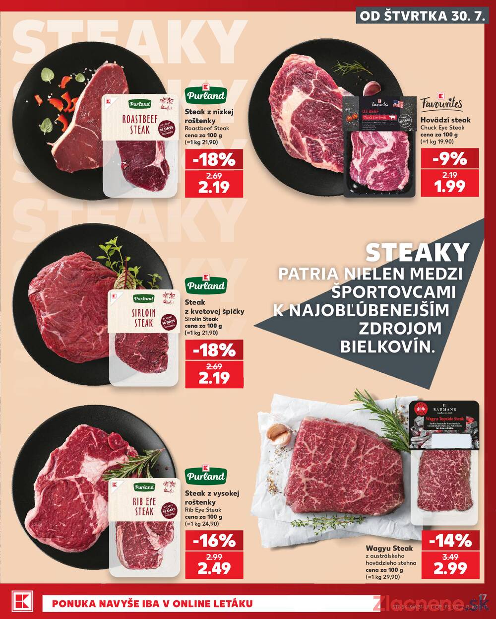 Leták Kaufland - Kaufland 30.7. - 5.8. - Kaufland Prievidza (Necpaly) - strana 17 Leták Kaufland - Kaufland 30.7. - 5.8. - Kaufland Prievidza (Necpaly) - strana 17