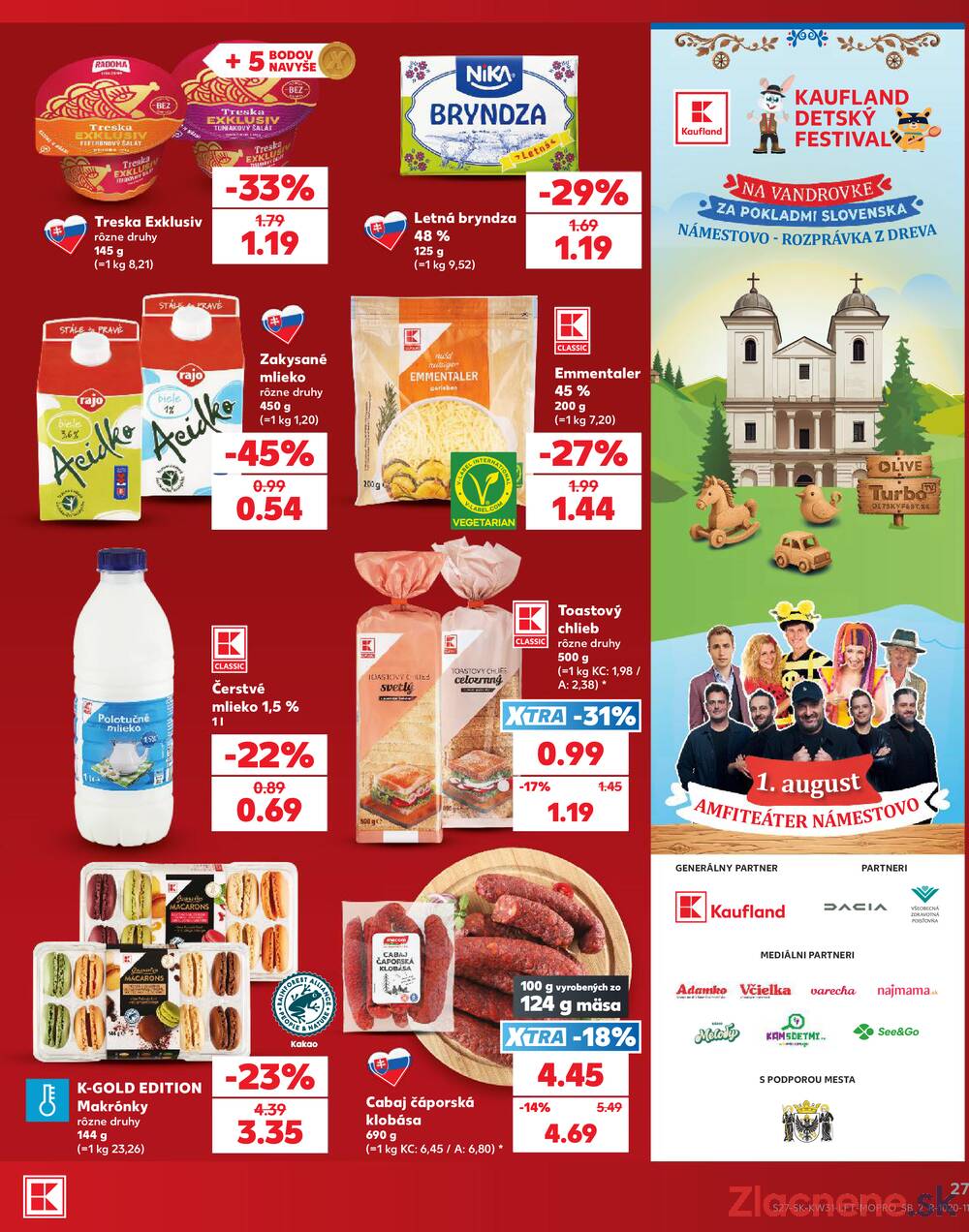 Kaufland 30.7. - 5.8. - Kaufland Prievidza (Necpaly)