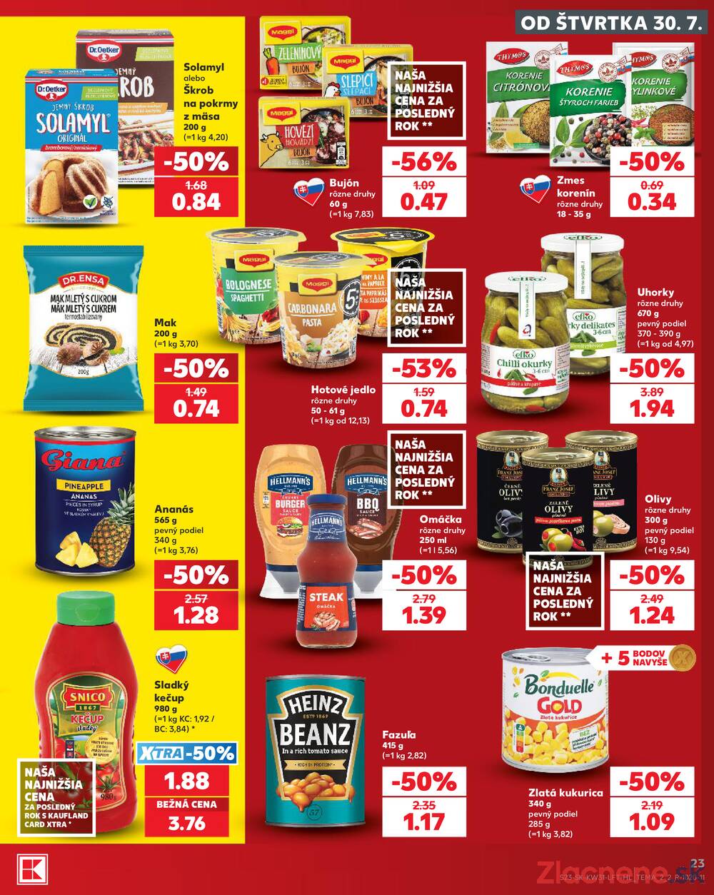 Kaufland 30.7. - 5.8. - Kaufland Trnava - Juh - Bratislavská