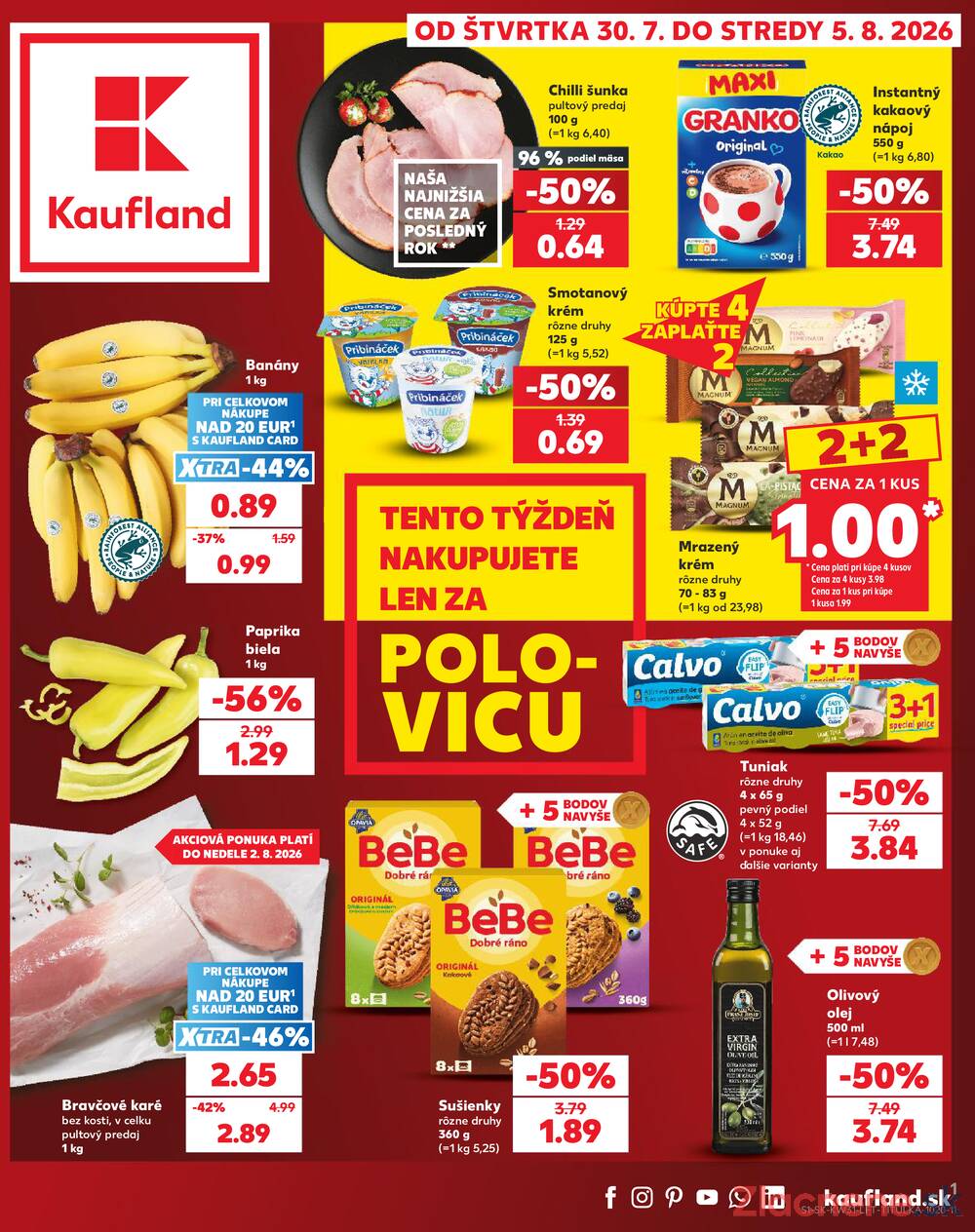 Kaufland 30.7. - 5.8. - Kaufland Liptovský Mikuláš