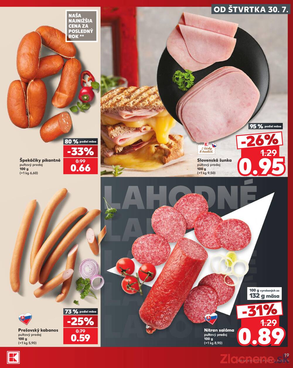 Kaufland 30.7. - 5.8. - Kaufland Liptovský Mikuláš