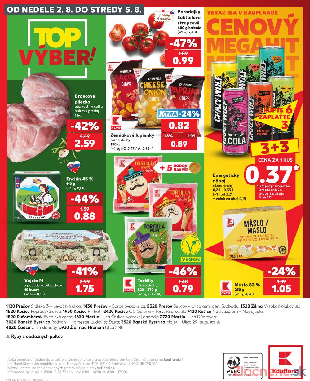 Kaufland 30.7. - 5.8. - Kaufland Banská Bystrica - Radvaň