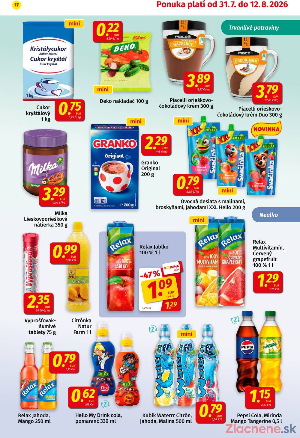 KORUNA do 12.8.