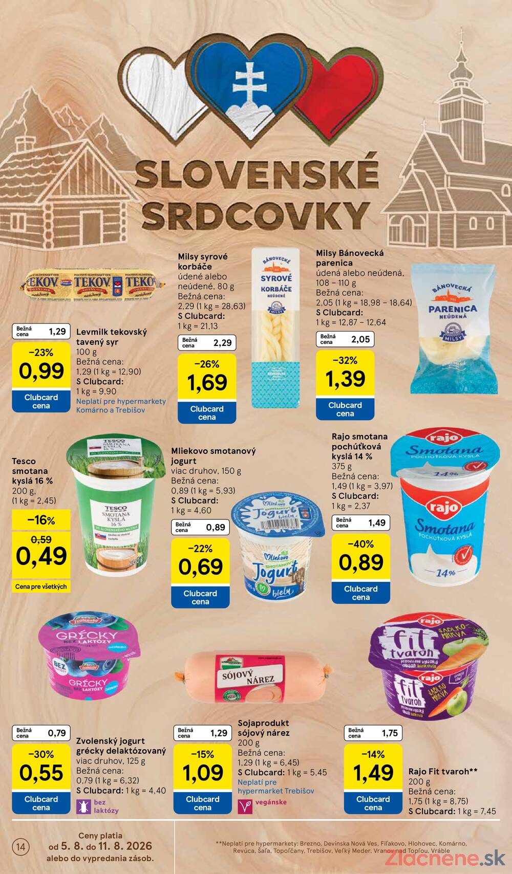 Leták Tesco - Tesco hypermarkety 5.8. - 11.8. - strana 14 Leták Tesco - Tesco hypermarkety 5.8. - 11.8. - strana 14