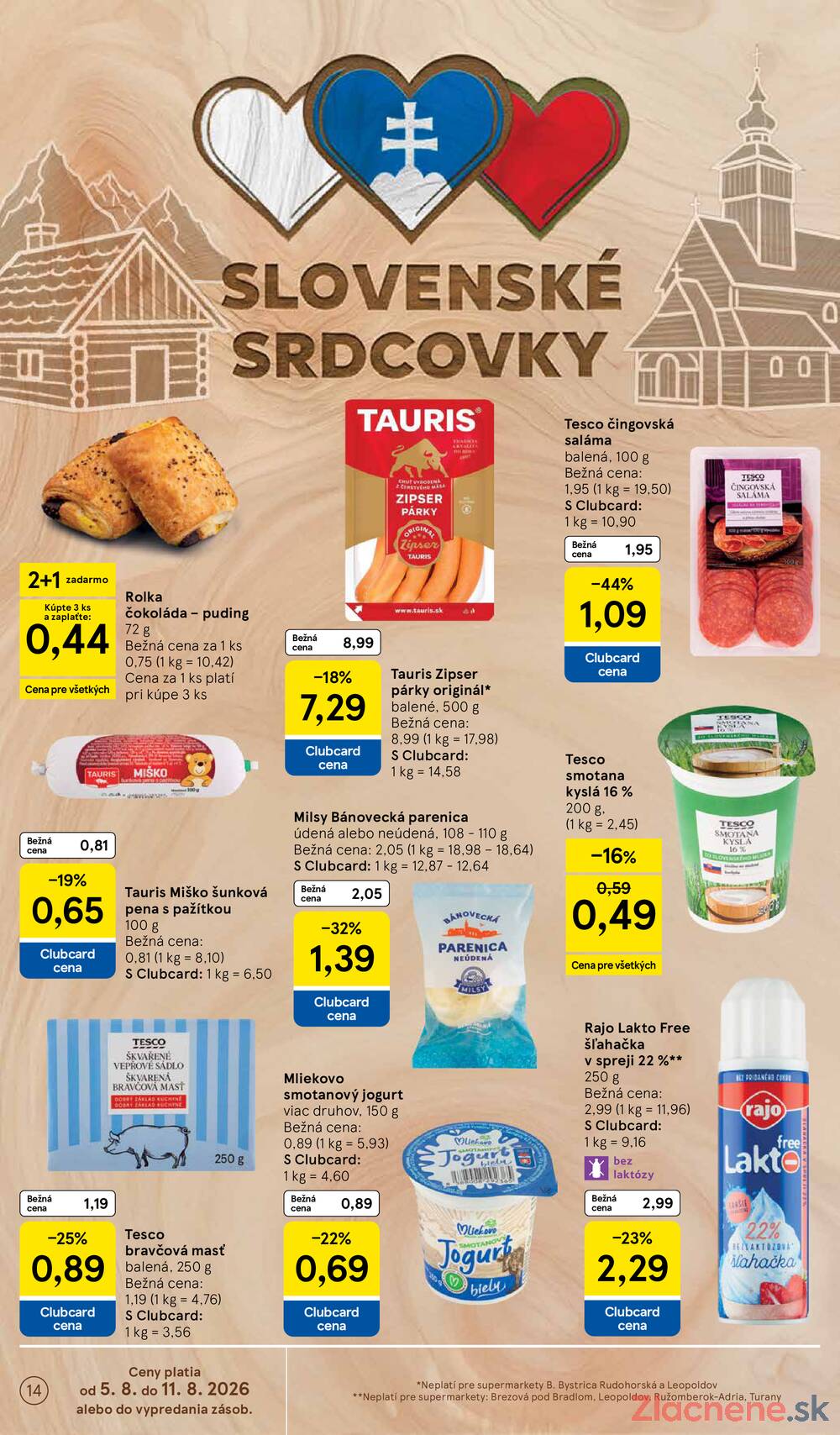 Tesco supermarkety od 5.8. do 11.8.2026
