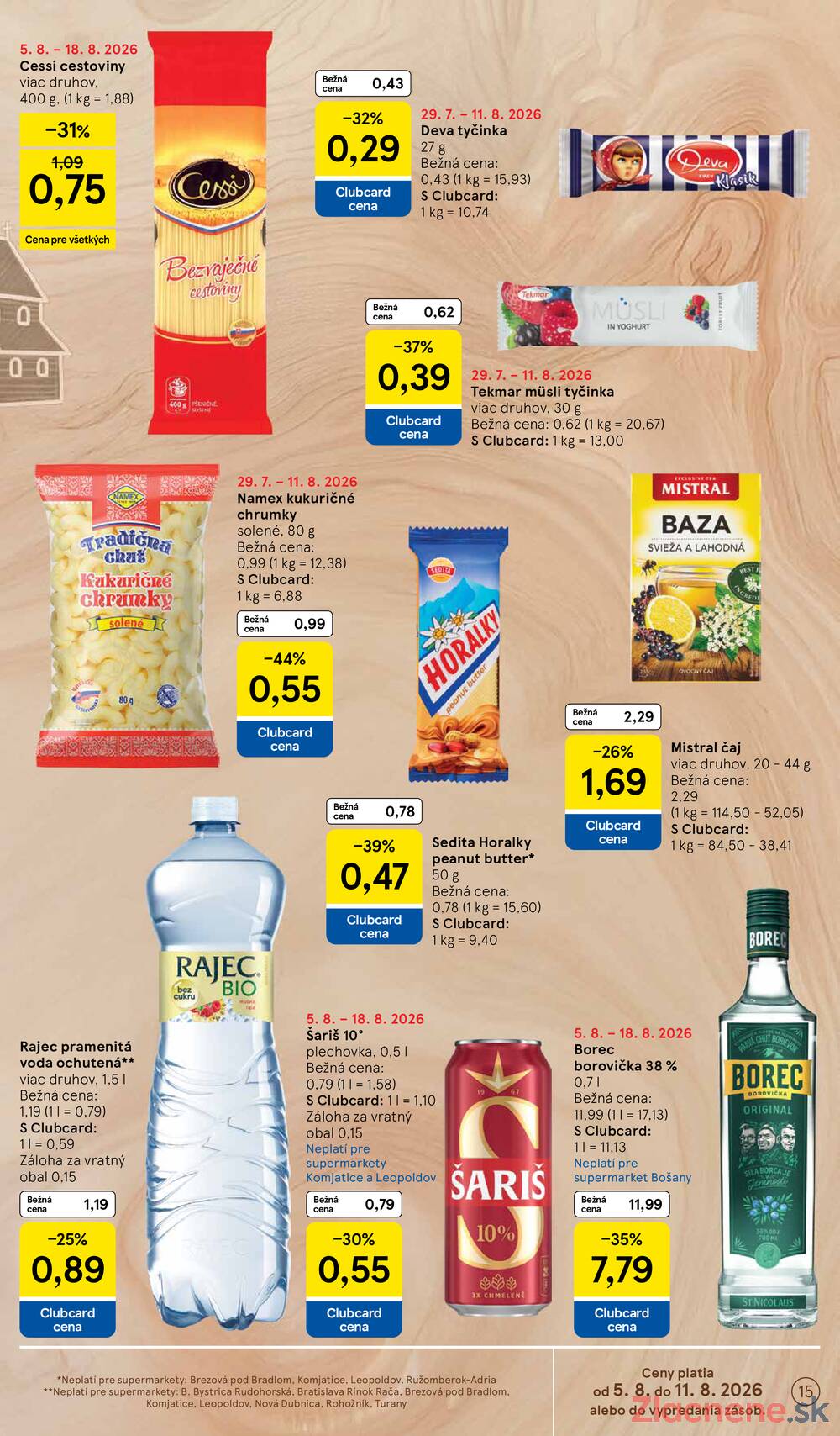 Tesco supermarkety od 5.8. do 11.8.2026