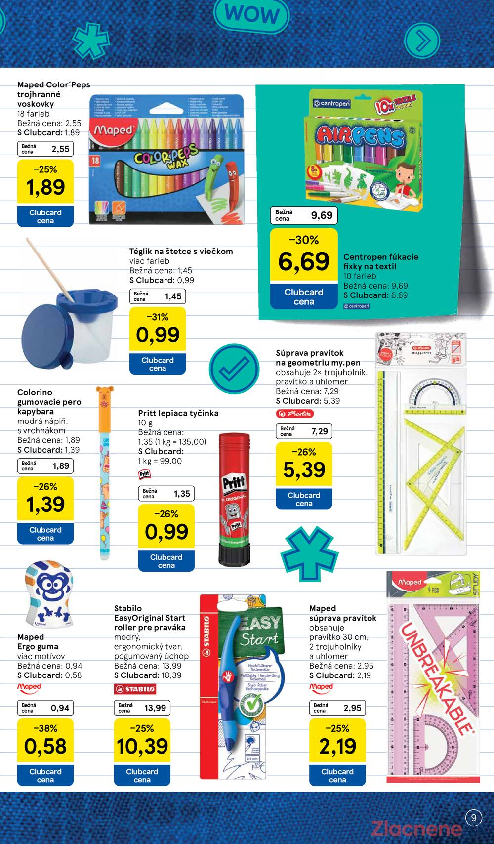 Leták Tesco - Tesco SPECIÁL hypermarkety 3.8. - 13.9. - strana 9