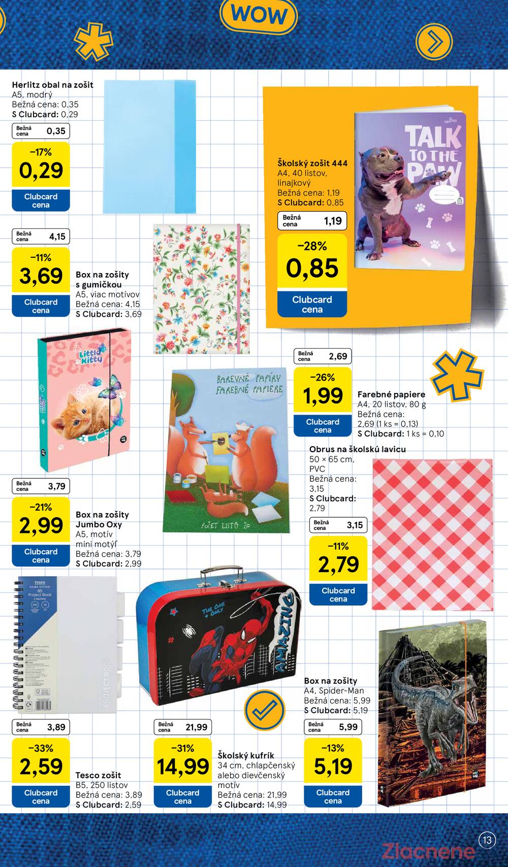 Tesco SPECIÁL hypermarkety 3.8. - 13.9.