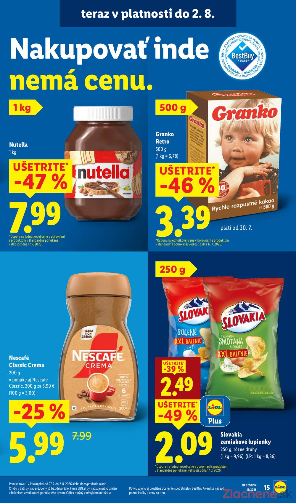 Lidl Štvrtek do 2.8.