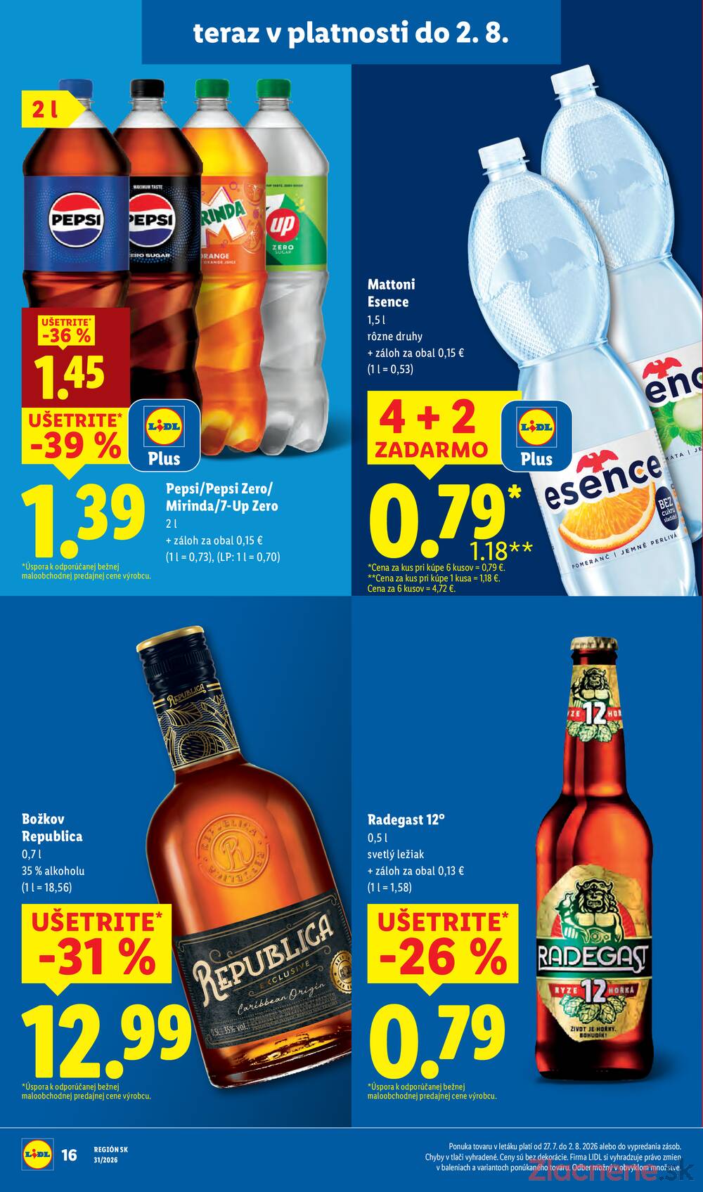 Lidl Štvrtek do 2.8.