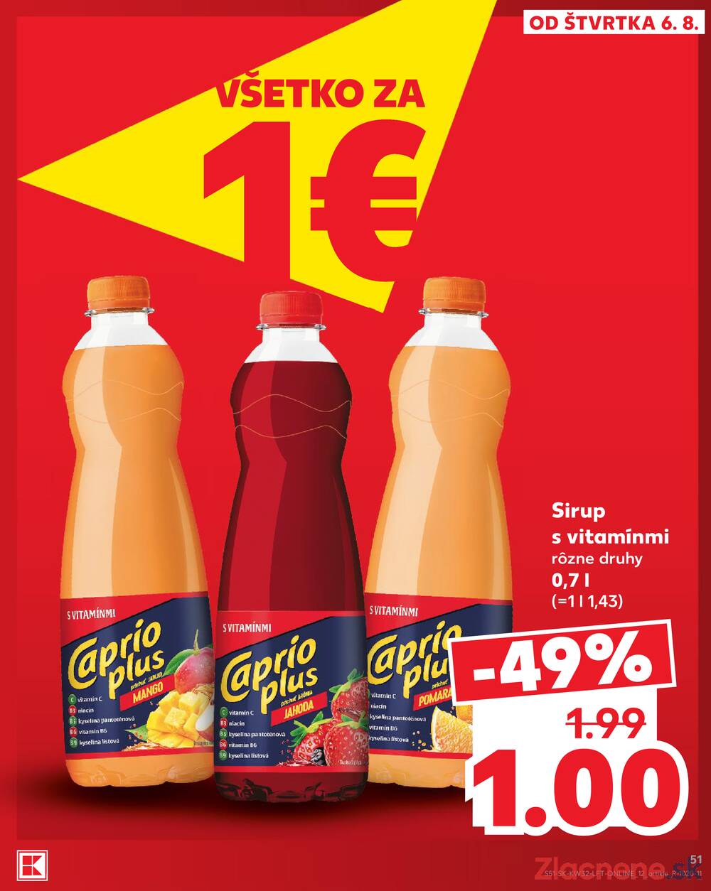Kaufland 6.8. - 12.8. - Kaufland Púchov