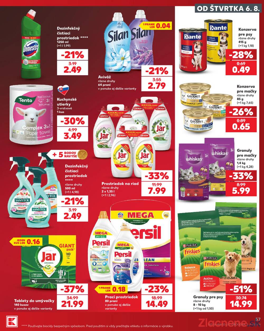 Kaufland 6.8. - 12.8. - Kaufland Púchov