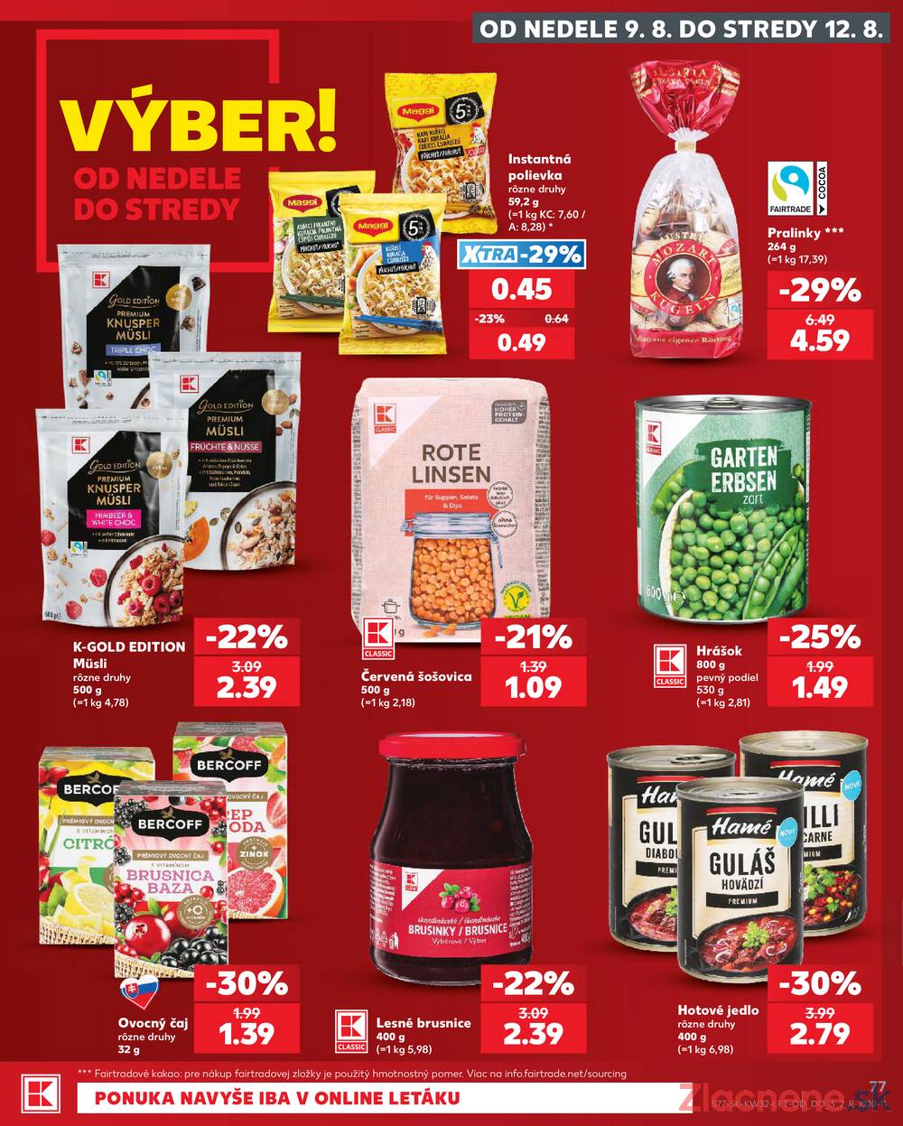 Kaufland 6.8. - 12.8. - Kaufland Púchov