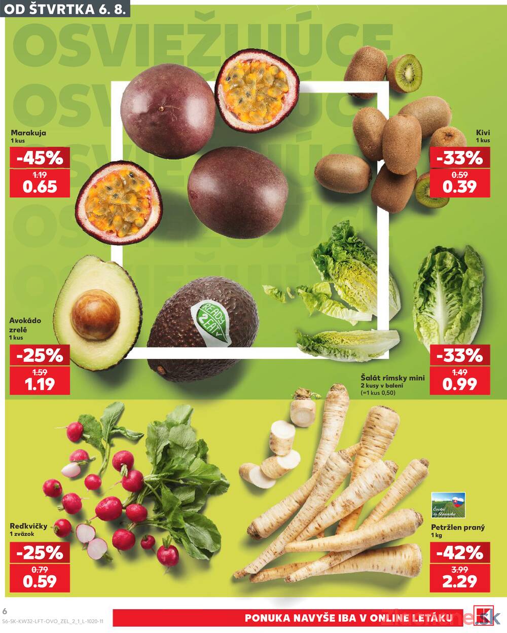 Kaufland 6.8. - 12.8. - Kaufland Poprad - Jiřího Wolkera