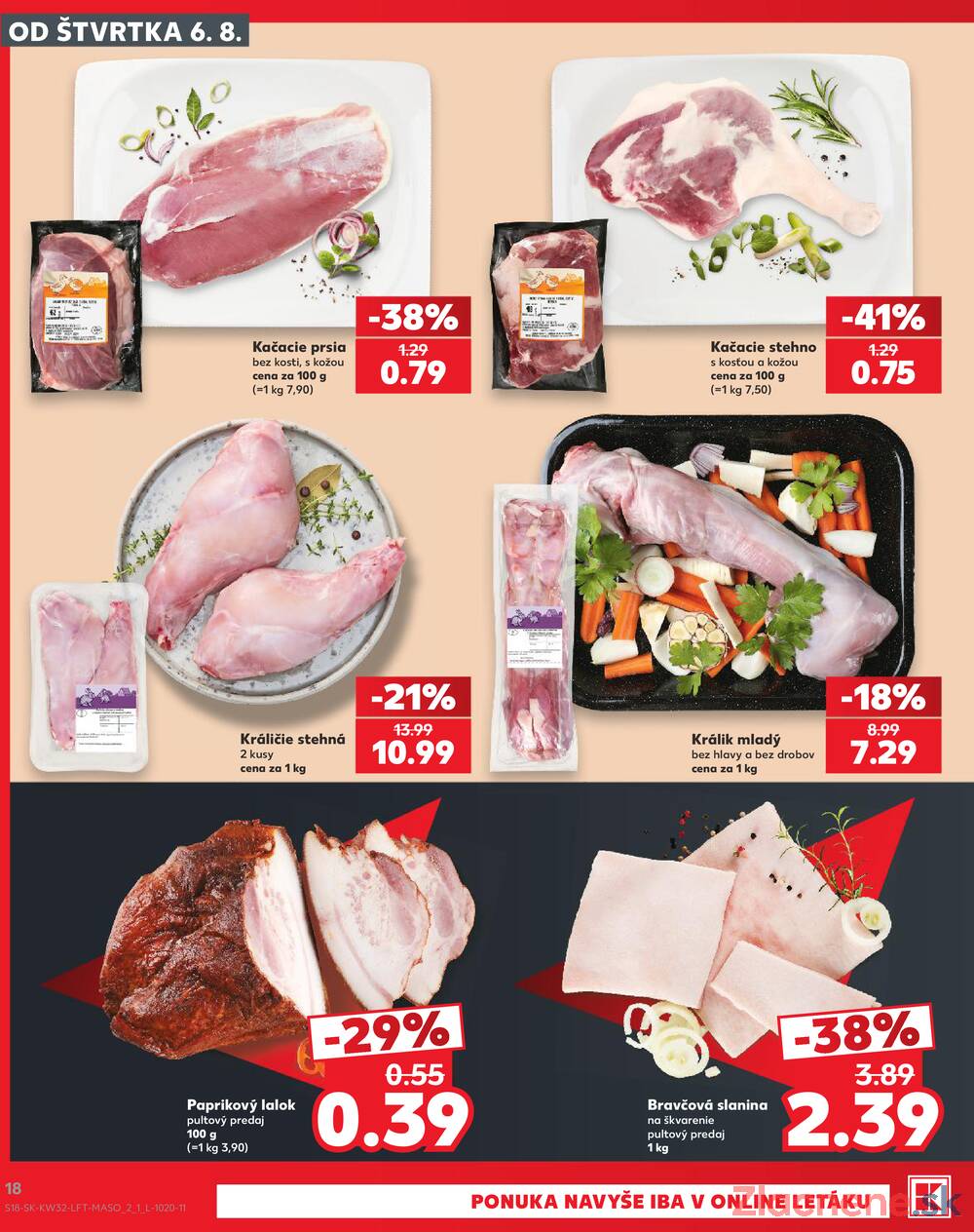 Kaufland 6.8. - 12.8. - Kaufland Piešťany