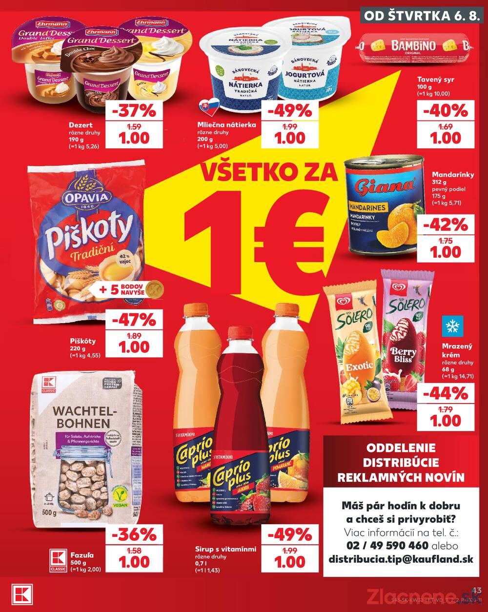 Kaufland 6.8. - 12.8. - Kaufland Piešťany