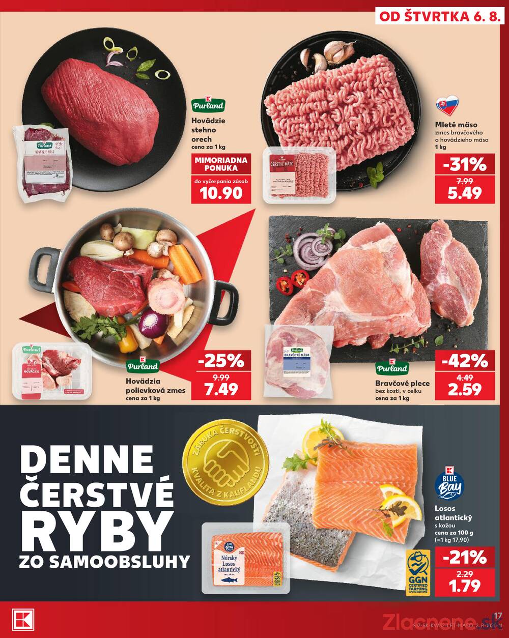 Kaufland 6.8. - 12.8. - Kaufland Bratislava - Petržalka