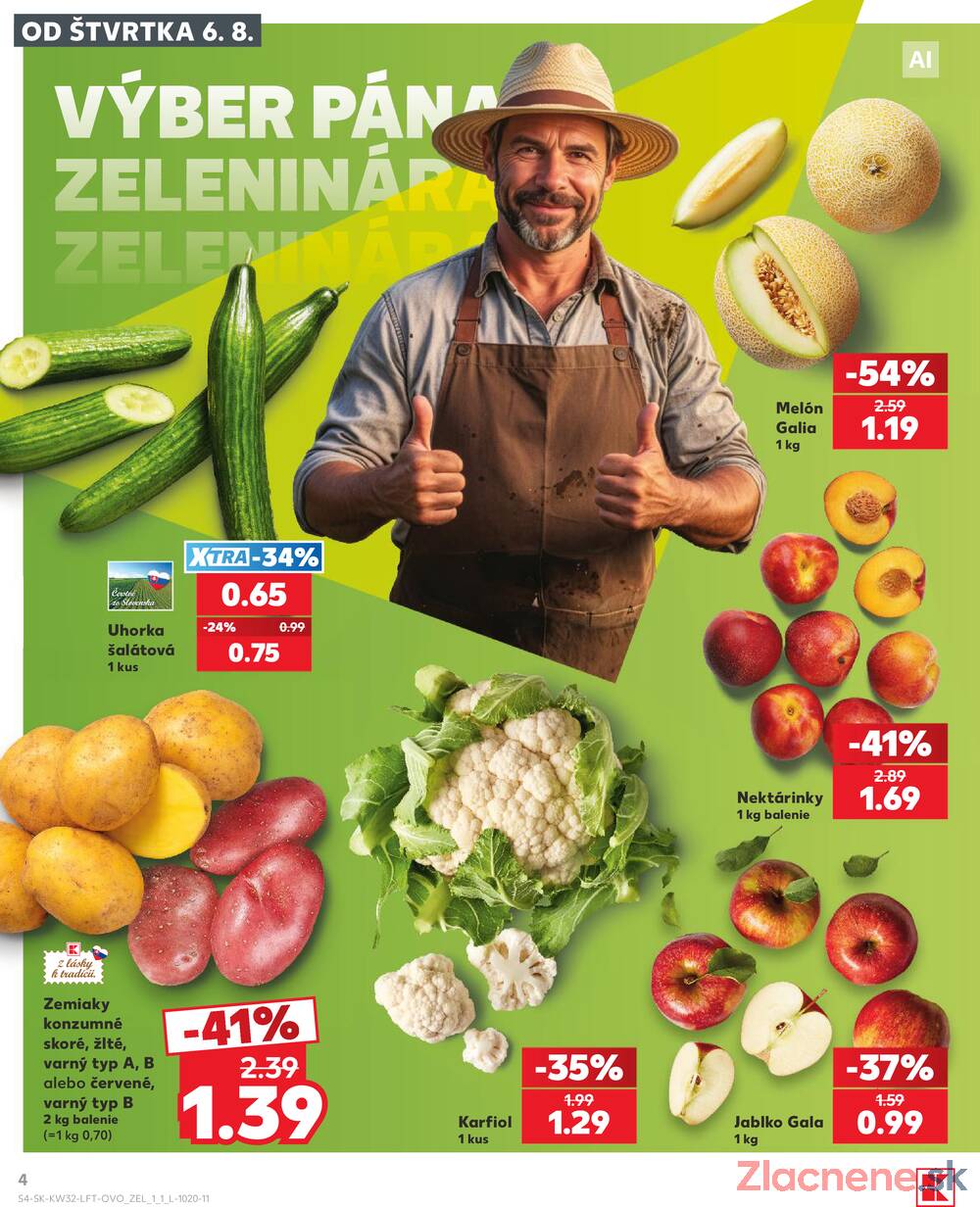 Leták Kaufland - Kaufland 6.8. - 12.8. - Kaufland Bratislava Danubia – Panónska cesta - strana 4
