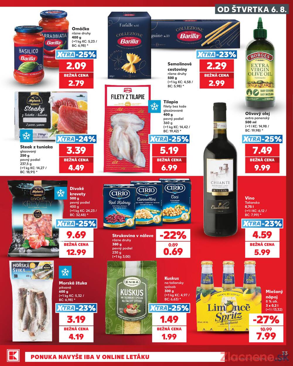 Kaufland 6.8. - 12.8. - Kaufland Trnava - Juh - Bratislavská