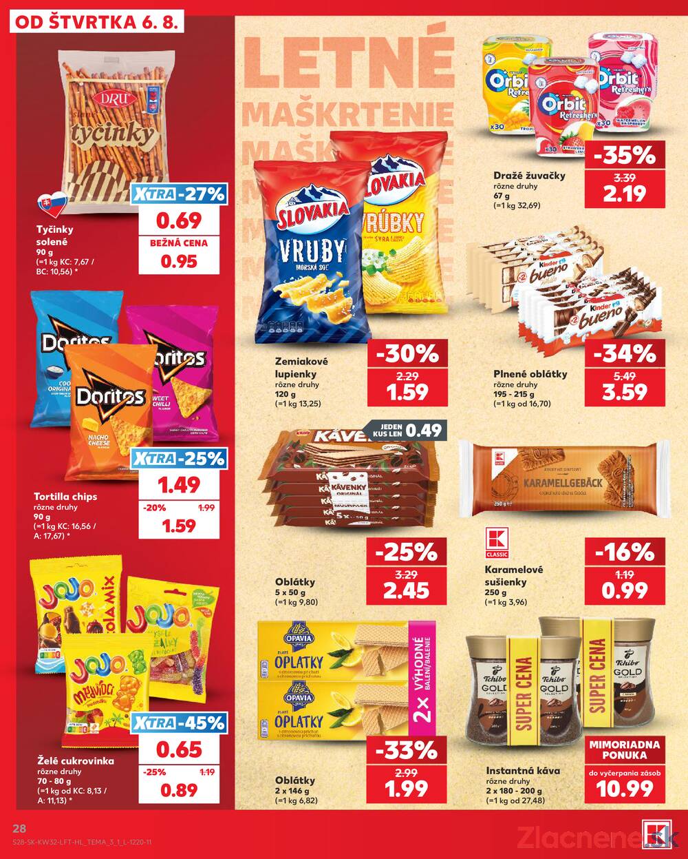 Kaufland 6.8. - 12.8. - Kaufland Trnava - Nová ul.