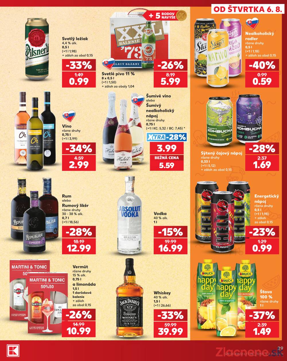 Kaufland 6.8. - 12.8. - Kaufland Trnava - Nová ul.