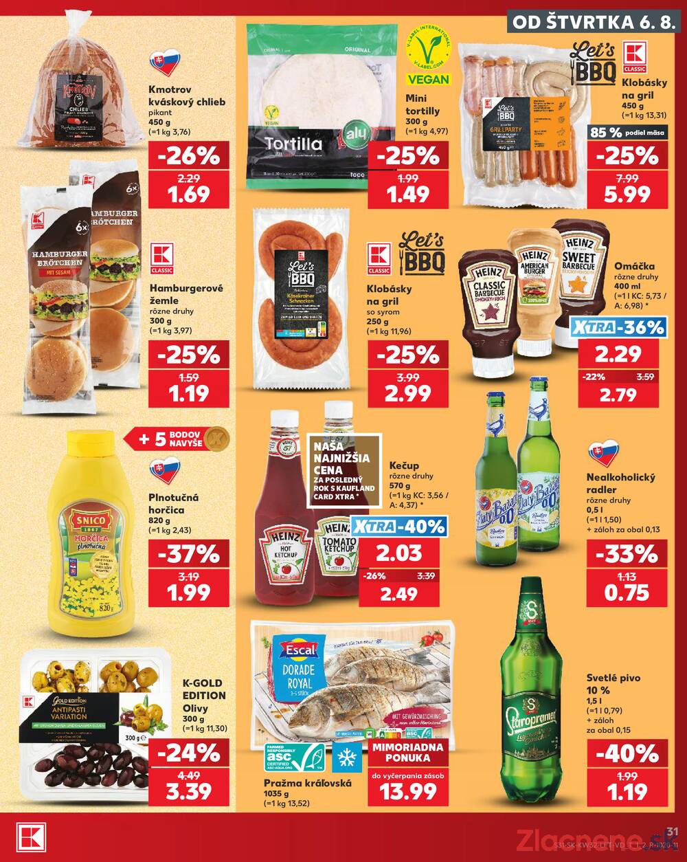 Kaufland 6.8. - 12.8. - Kaufland Trnava - Nová ul.
