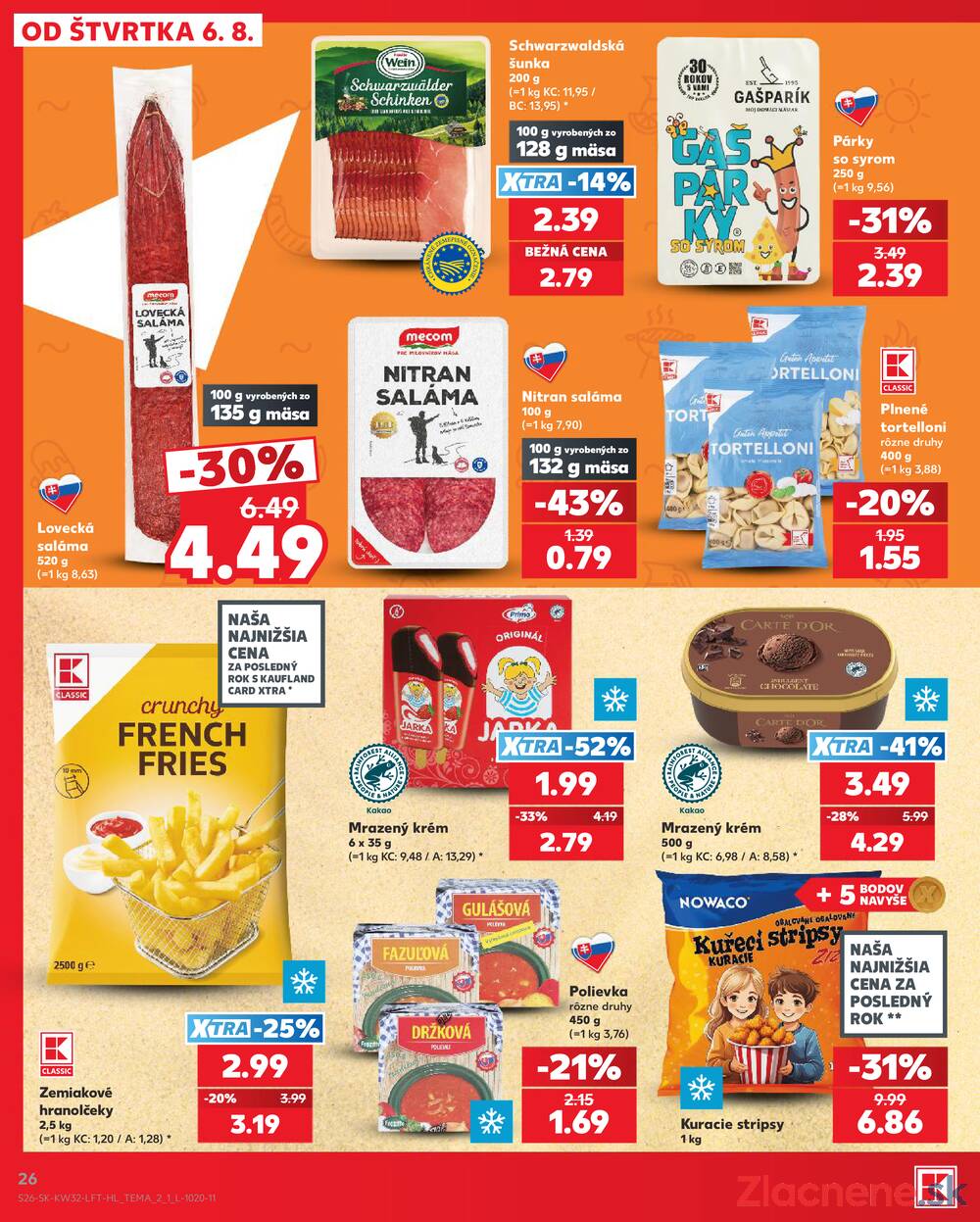 Kaufland 6.8. - 12.8. - Bratislava-Patrónka